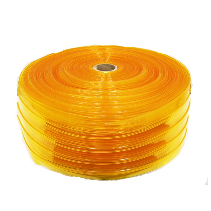 Ribbed Anti Insect Yellow PVC Strip Roll 200mm x 2mm x 50m www